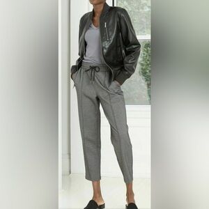 •A New Day• faux Leather cropped black Bomber jacket. Size XXL